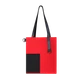 Шопер Superbag Color, красный / черный - фото № 8