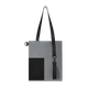 Шопер Superbag Color, серый / черный - фото № 4