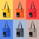 Шопер Superbag Color, синий / черный - фото № 2