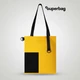 Шопер Superbag Color, желтый / черный - фото № 1
