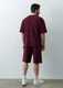 Шорты из футера Stan 98, 260 гр/м2, бордовые - фото № 4