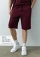 Шорты из футера Stan 98, 260 гр/м2, бордовые - фото № 7