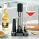 Штопор электрический Circle Joy Electric Wine and Beer accessories GIFT SET, черный / серебристый - фото № 6