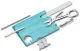 Швейцарская карта Victorinox SwissCard Nailcare, бирюзовая  - фото № 4