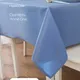 Скатерть из полиэстера Home One Herringbone, 150х213 см, темно-синий - фото № 4