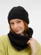 Снуд Teplo ComFleece, черный - фото № 6