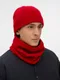 Снуд Teplo ComFleece, красный - фото № 7