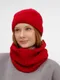 Снуд Teplo ComFleece, красный - фото № 6