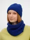 Снуд Teplo ComFleece, темно-синий - фото № 7