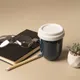Стакан Coffice Capsula с крышкой, красный - фото № 5