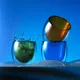 Стакан с двойными стенками Glass Bubble, синий - фото № 3