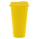 Стакан с крышкой Color Cap, 450 мл, желтый - фото № 1
