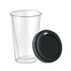 Стакан стеклянный Bielo Tumbler, прозрачный/ черный - фото № 11
