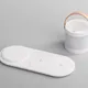 Станция зарядная беспроводная Smart Home с bluetooth колонкой-лампой, белая - фото № 2