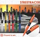 Ручка шариковая металлическая с зеркальной гравировкой B1 Streetracer, желтая / черная - фото № 2