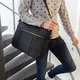 Сумка для ноутбука Soho business из RPET, чёрная, 15