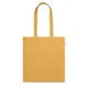 Сумка для покупок хлопковая, 140 г/м2, оранжевая - фото № 4