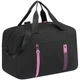 Сумка дорожная Compact Neon, черная / розовая - фото № 1