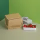 Сумка-холодильник Craft Small из бумаги, бежевая - фото № 2
