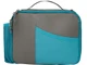 Сумка-холодильник изотермическая для ланч-бокса Breeze New, серая / голубая - фото № 2