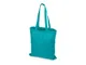 Сумка из хлопка Carryme, 140 г/м2, бирюзовая - фото № 1