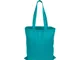 Сумка из хлопка Carryme, 140 г/м2, бирюзовая - фото № 3