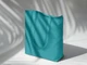 Сумка из хлопка Carryme, 140 г/м2, бирюзовая - фото № 1