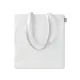 Сумка шопер с длинными ручками Tote, белая - фото № 1