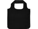 Сумка-шоппер из хлопка Vest, 340 г/м2, черная - фото № 3