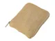 Сумка складная из хлопка и джута с карманом Jute, бежевая - фото № 10
