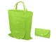 Сумка складная из нетканого материала Plema, салатовая - фото № 1