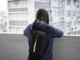 Сумка-слинг на одно плечо из водостойкого переработанного пластика Brand Charger Nomad, черная - фото № 7