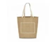 Сумка из джутовой ткани Tizzy, бежевая - фото № 3