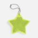 Светоотражатель пешеходный с цепочкой «Звезда», желтый неон - фото № 1
