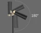 Светильник настольный Yeelight 4-in-1 Rechargeable Desk Lamp, черный - фото № 2