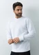 Свитшот унисекс  Stan 63, футер без начеса, 260 гр/м2, белый - фото № 4