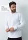 Свитшот унисекс  Stan 63, футер без начеса, 260 гр/м2, белый - фото № 7