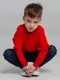Свитшот детский Unit Toima kids, красный - фото № 9