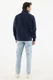 Свитшот на молнии Iqoniq Elgon из переработанного хлопка, 300 г/м², темно-синий - фото № 14