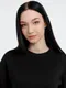 Свитшот оверсайз унисекс Molti True Self, черный - фото № 12