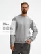 Свитшот Sol's Columbia, серый меланж - фото № 10