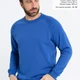 Свитшот унисекс Stan 53, футер с начесом, 260 гр/м2, синий - фото № 4