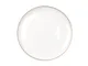 Тарелка Plate Uni Gld, белая - фото № 1