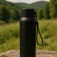 Термобутылка Cofer Button Black, черная - фото № 4