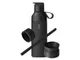 Термобутылка с модульными крышками Ocean Bottle 3 в 1, черная - фото № 1