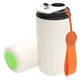 Термокружка Ashly To Go, белая / оранжевая / светло-зеленая - фото № 1