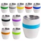 Термокружка Coffice Line, 300 мл, белая / синяя - фото № 13