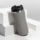 Термокружка Double Wall Mug С1, soft-touch, 350 мл, серая - фото № 1