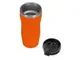 Термокружка Double Wall Mug С1, soft-touch, 350 мл, ярко-оранжевая - фото № 2