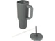 Термокружка герметичная с силиконовой трубочкой Brady, переработанная сталь, 900 мл, серая - фото № 3